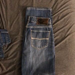 Rock and roll denim double barrel straight